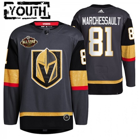 Vegas Golden Knights Jonathan Marchessault 81 2022 NHL All-Star Zwart Authentic Shirt - Kinderen